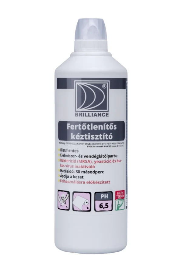 Brilliance® Fertőtlenítős kéztisztító 1 liter