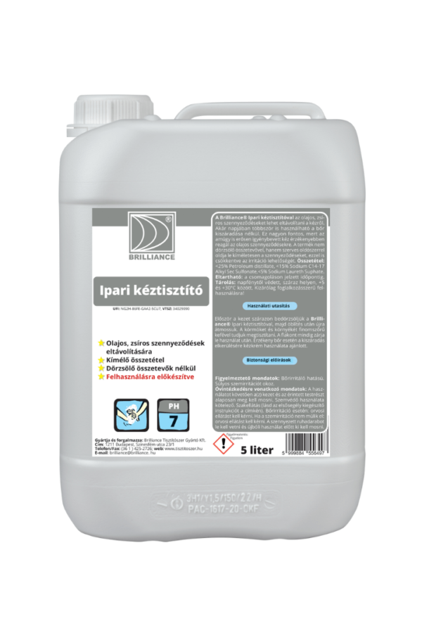 Brilliance® Ipari kéztisztító 5 liter