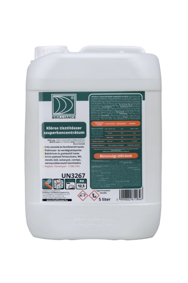 Brilliance® Klóros tisztítószer szuperkoncentrátum 5 liter