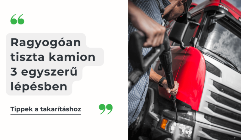 Kamion, munkagép, vonat mosásának egyszerű megoldásai