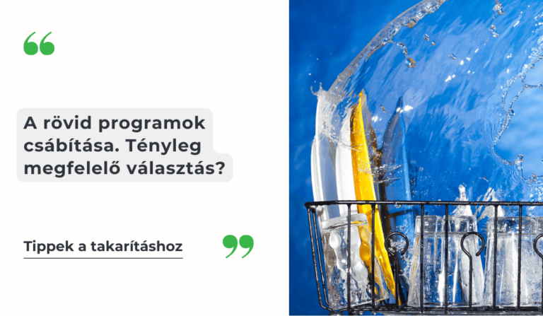 A megfelelő gépi mosogatás és mosás titka