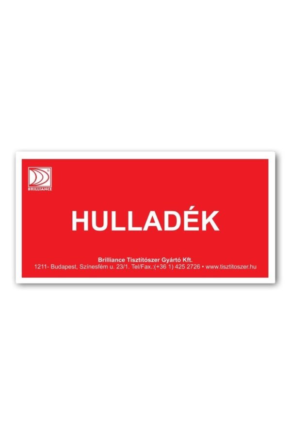 Brilliance Matrica Hulladék