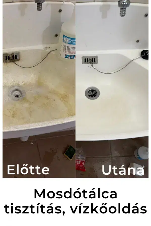 Mosdótálca tisztítás Mosdótálca tisztítás