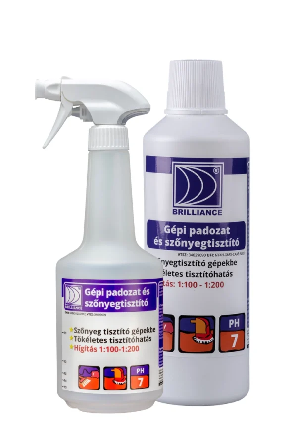 Brilliance® Gépi padozat- és szőnyegtisztító 1 liter + hígítós flakonnal