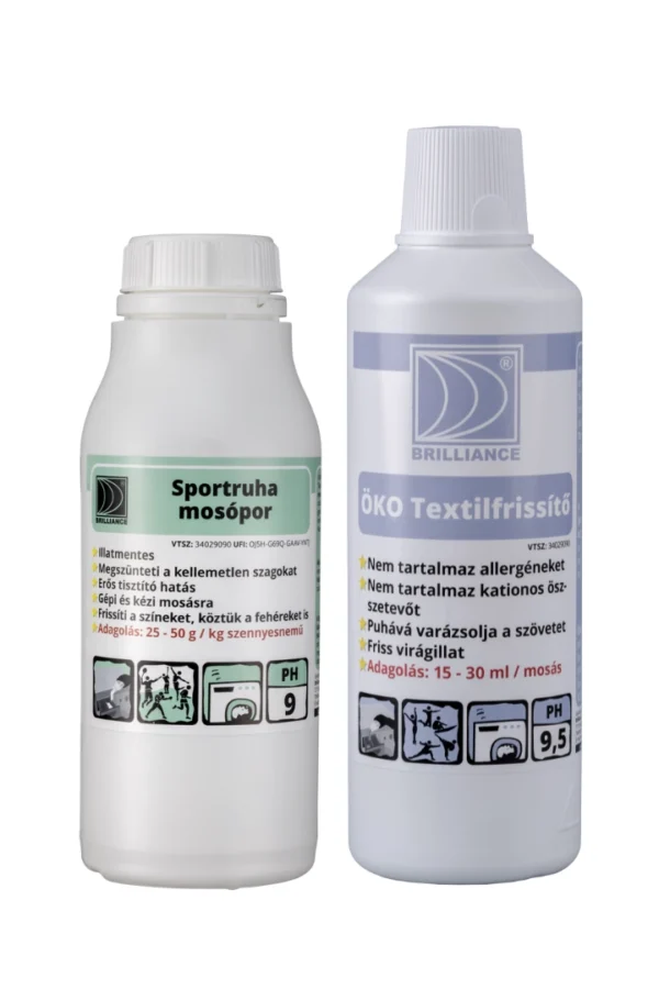 Brilliance® Sportruha mosópor + Brilliance® ÖKO Textilfrissítővel