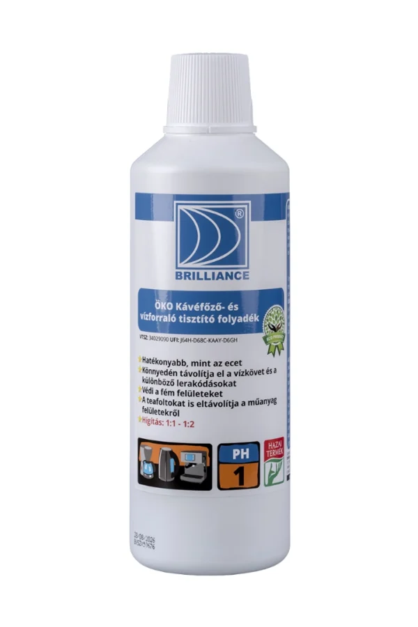 Brilliance® ÖKO Kávéfőző és Vízforraló tisztító folyadék 1 liter