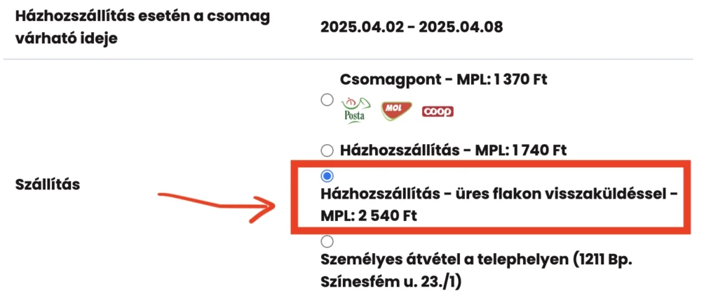 Mit csináljak a flakonnal ha kiürült? 1 hazhoszallitas ures flakon