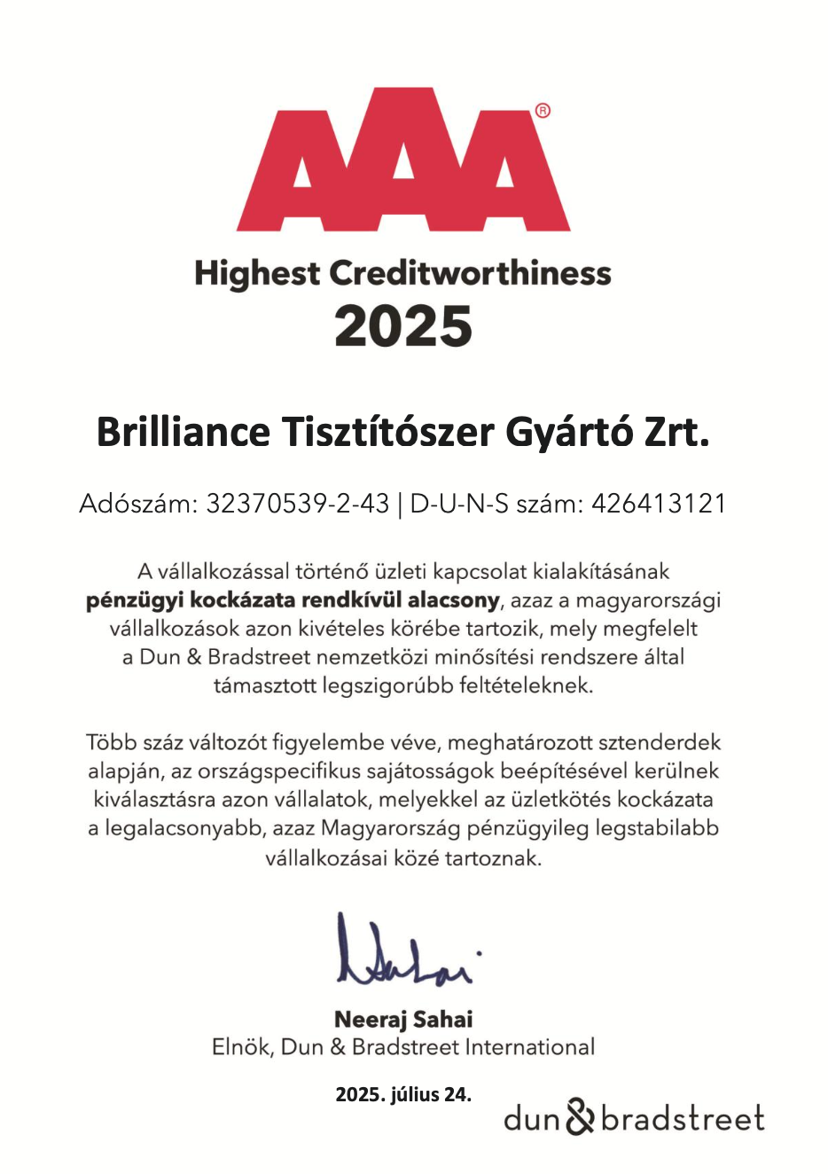 Biztonságos fizetés 4 Tanusitvany AAA 1