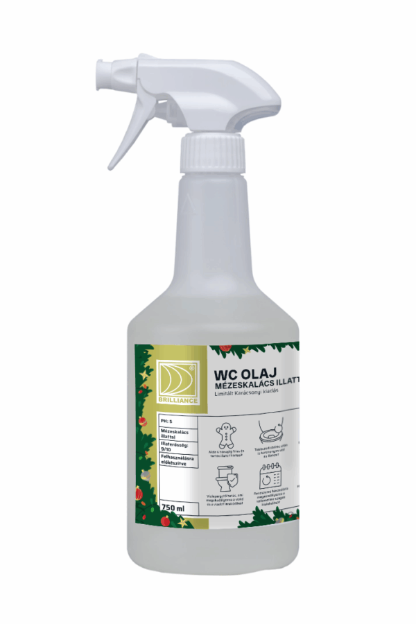 Brilliance® WC olaj mézeskalács illattal