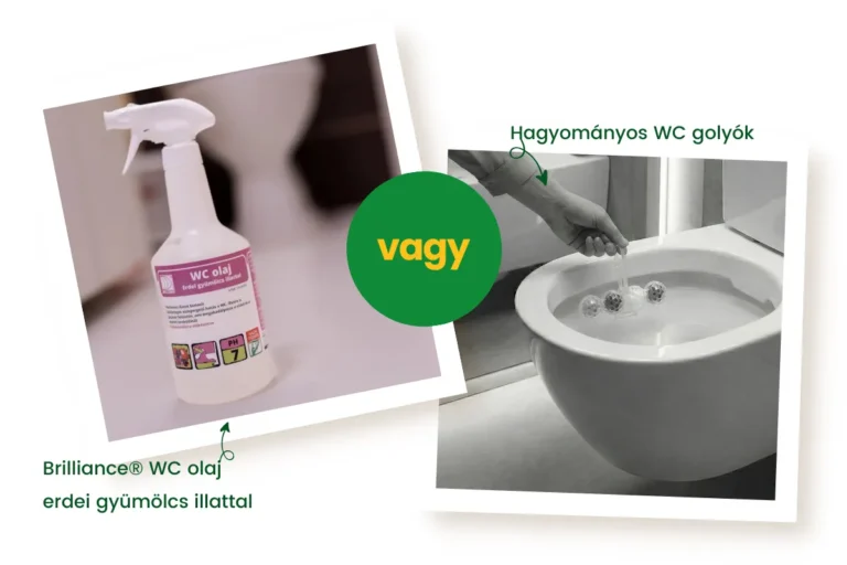 Brilliance® WC olaj: miért ennyire elégedettek vele a vásárlók, és miért jobb mint a WC golyó?