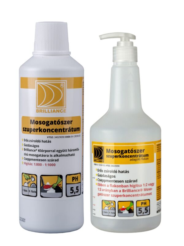 Brilliance® Mosogatószer szuperkoncentrátum 1 liter + adagoló flakonnal