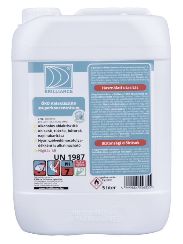 Brilliance® ÖKO Ablaktisztító szuperkoncentrátum 5 liter