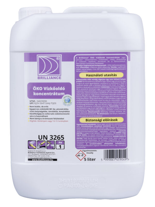 Brilliance® ÖKO Vízkőoldó koncentrátum 5 liter