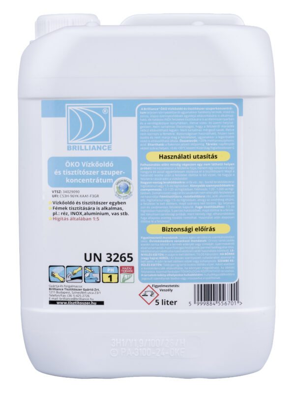 Brilliance® ÖKO Vízkőoldó és tisztítószer szuperkoncentrátum 5 liter