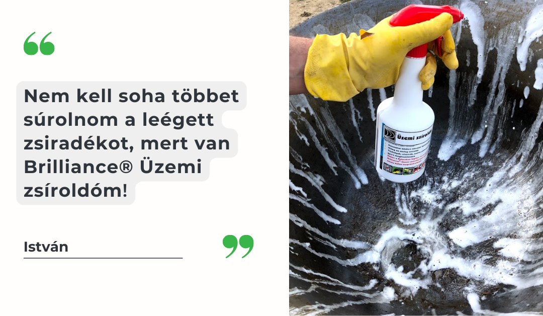 Bogrács tisztítás zsíroldóval – extra gyorsan!