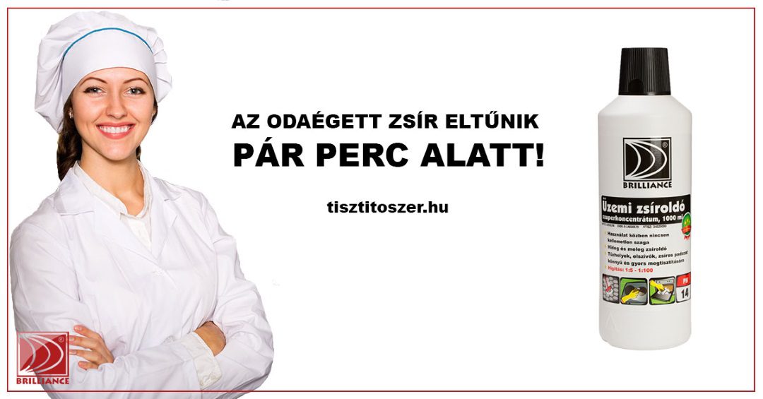 Még a füstölő kamrában is hatékony az üzemi zsíroldó!