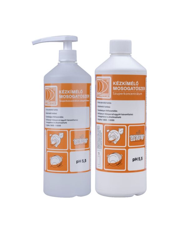 tisztitoszer-hu-Brilliance Kézkímélő mosogatószer szuperkoncentrátum 1 liter + adagoló flakonnal 1 tisztitoszer-hu-kkmszk1 kkmszk1 hf