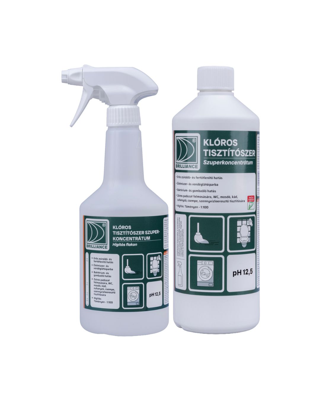 tisztitoszer-hu-Brilliance® Klóros tisztítószer szuperkoncentrátum 1 liter + hígítós flakonnal 2 tisztitoszer-hu-ktk1ktk075 hf 01 kloros tisztitoszer szuperkoncentratum 1 liter higitos flakonnal