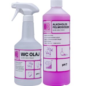 Brilliance Alkoholos felmosószer karibi éden illattal + WC olaj karibi éden illattal