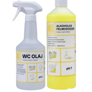 Brilliance Alkoholos felmosószer trópusi oázis illattal + WC olaj trópusi oázis illattal