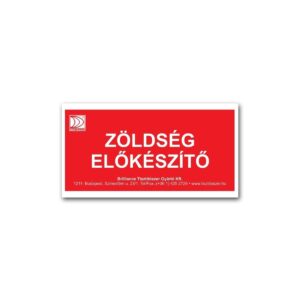 Brilliance Matrica Zöldség előkészítő