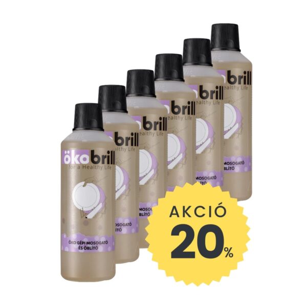 tisztitoszer-hu-ÖkoBrill® ÖKO Gépi Mosogatószer és Öblítő Maxi csomag (6db) 1 tisztitoszer-hu-BBÖGMÖ1 6 01 okobrill oko gepi mosogatoszer es oblito 720 1080 bm6
