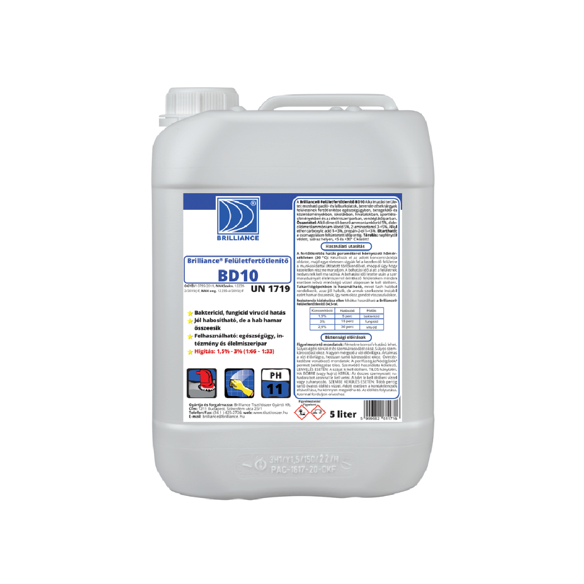 tisztitoszer-hu-FFBD105K 01 brilliance feluletfertotlenito 720 1080 termek 5 liter bd10 2023 opt