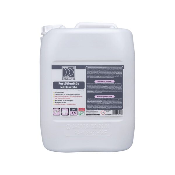 tisztitoszer-hu-Brilliance® Fertőtlenítős kéztisztító 20 liter 1 tisztitoszer-hu-FK20B 01 brilliance fertotlenitos keztisztito 720 1080 20 liter 2503