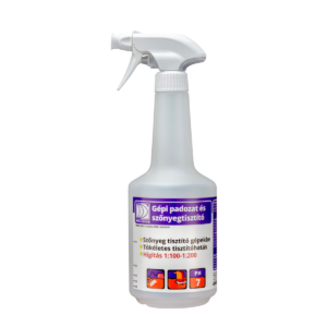 Gépi padozat és szőnyegtisztító hígítós flakon szórófejjel 750ml (üres)
