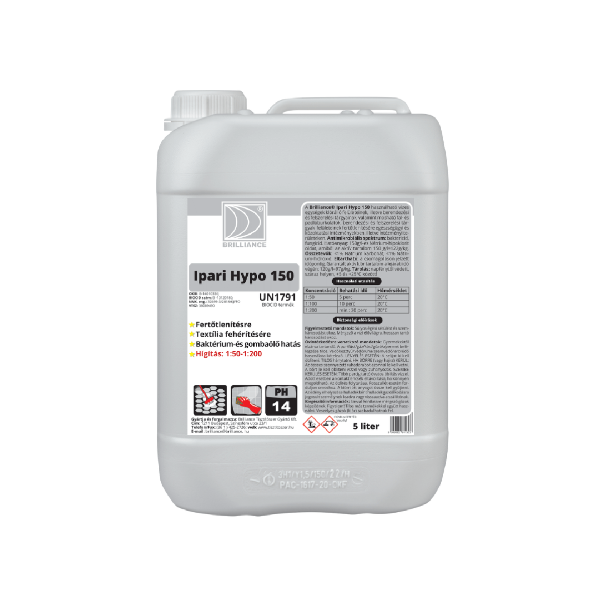 tisztitoszer-hu-HIPO5K 01 brilliance ipari hypo 720 1080 5 liter 2023 opt