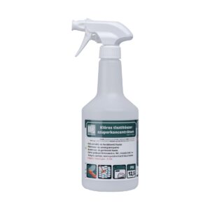 Klóros tisztítószer szuperkoncentrátum hígítós flakon szórófejjel 750ml (üres)