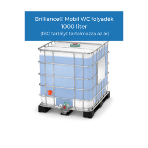 Brilliance® Mobil WC folyadék 1000 liter (IBC tartályt tartalmazza az ár)