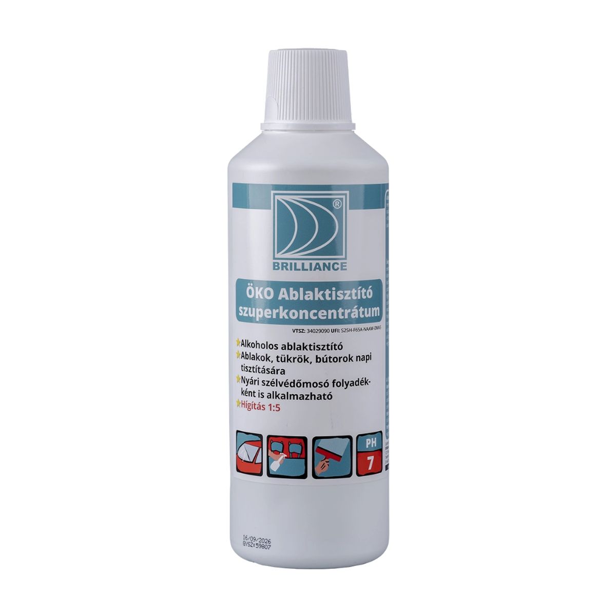 tisztitoszer-hu-Nappali alapcsomag (virág illattal) 7 tisztitoszer-hu-NAPPALI001 06 brilliance oko ablaktisztito 720 1080 termek szupkon 1liter 202411