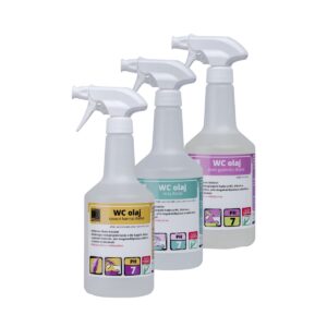 3x Brilliance® WC olaj 0,75 liter (erdei gyümölcs illattal + virág illattal + tavaszi harmat illattal)