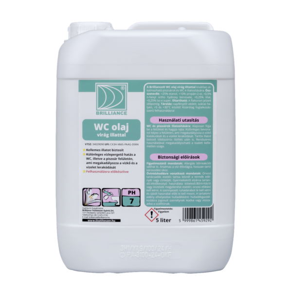 tisztitoszer-hu-Brilliance WC olaj virág illattal 5 liter 1 tisztitoszer-hu-WCO5K 01 wc olaj virag illattal 5l