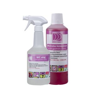 Brilliance® WC olaj erdei gyümölcs illattal 0,75 liter + Brilliance® Alkoholos felmosószer erdei gyümölcs illattal 1 liter