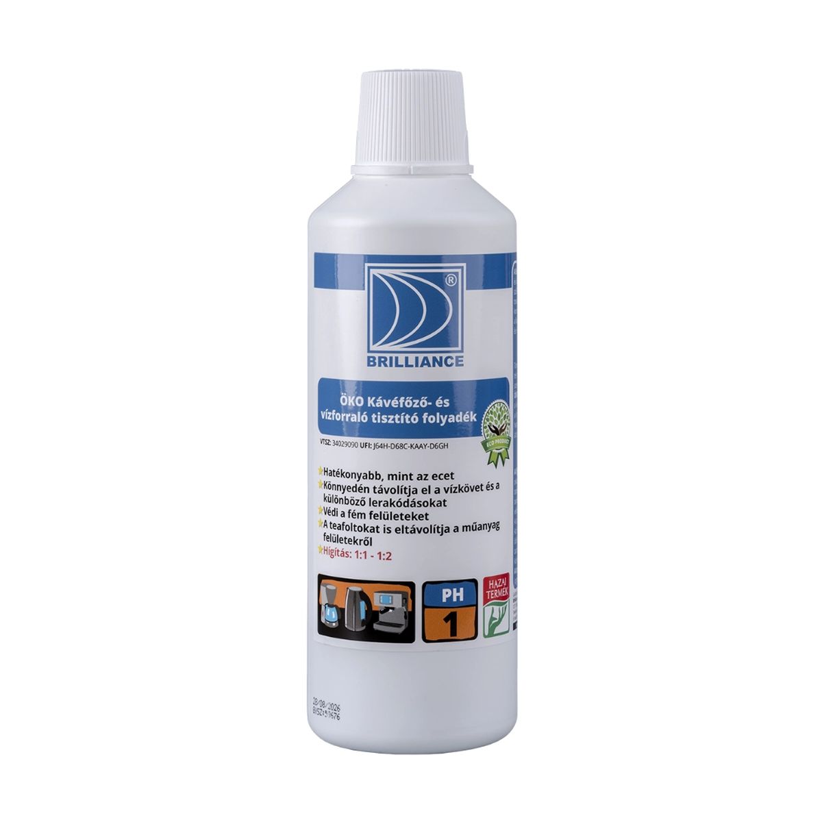tisztitoszer-hu-Brilliance® ÖKO Kávéfőző és Vízforraló tisztító folyadék 1 liter 2 tisztitoszer-hu-ÖKVTF1 01 brilliance oko kavefozo es vizforralo tisztito folyadek 720 1080 202411