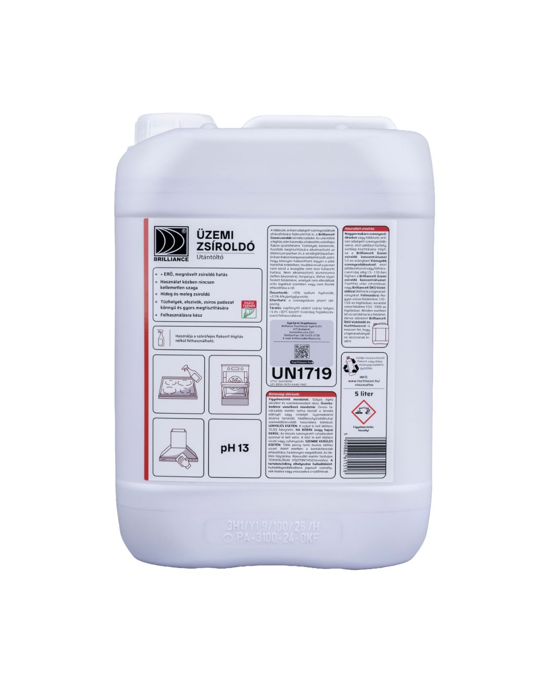 tisztitoszer-hu-Brilliance Üzemi zsíroldó 5 liter 2 tisztitoszer-hu-uzsu5k 01 uzemi zsiroldo utantolto 5 liter