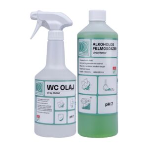 Brilliance® WC olaj virág illattal 0,75 liter + Brilliance® Alkoholos felmosószer virág illattal 1 liter